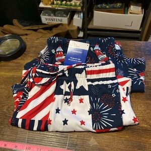 Walmart patriotic knit shorts